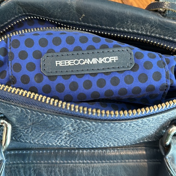 Rebecca Minkoff Navy Blue Pebbled Leather - Picture 5 of 16